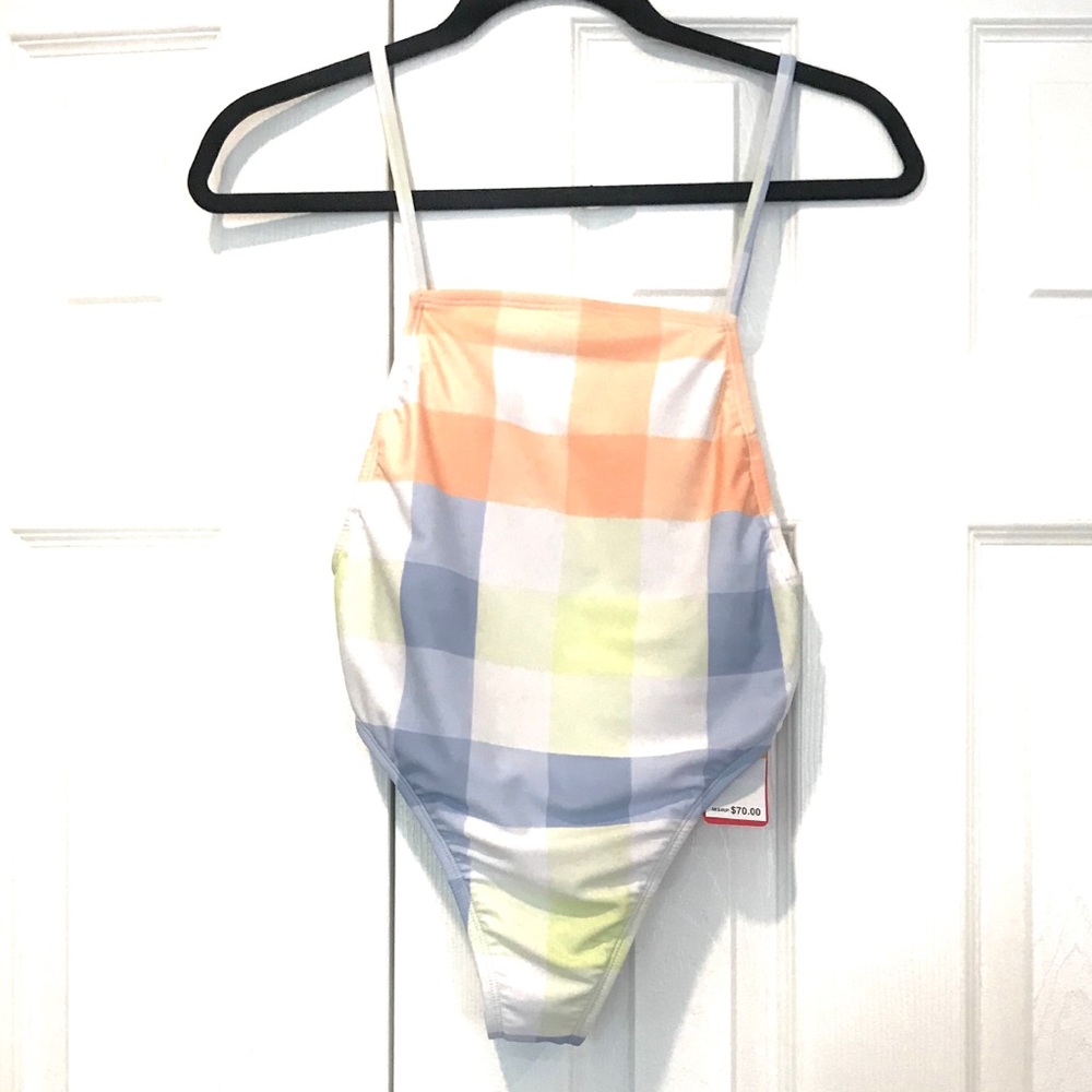 NWT Gossip Womens pattern one piece Swim Suit S